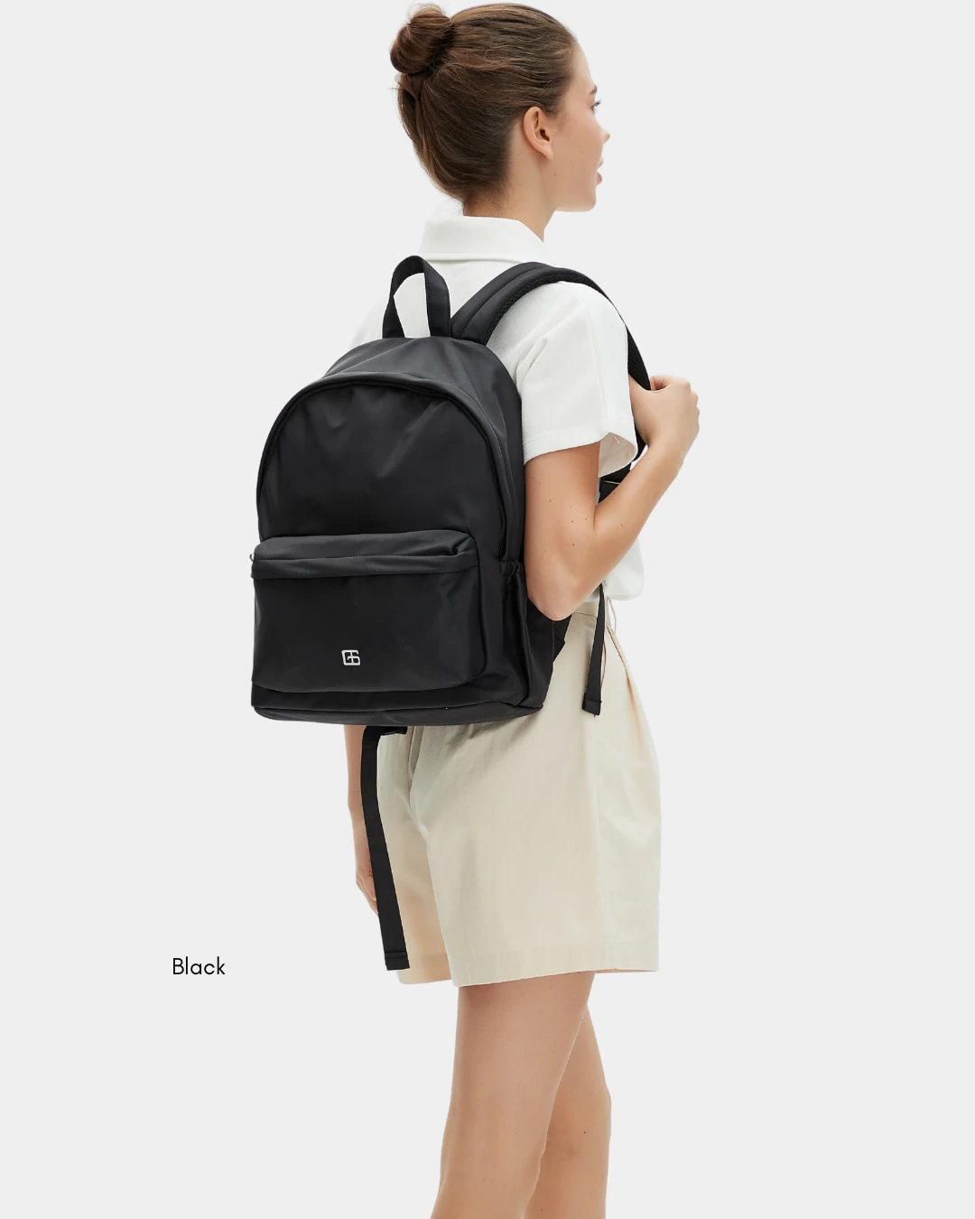 Kaylie Nylon Backpack (Pink) - Image 7