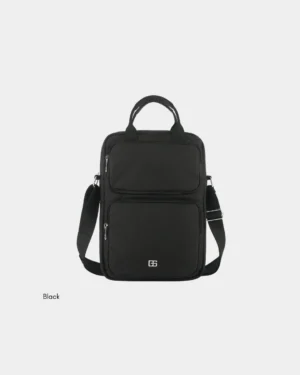 Logan Puffer Laptop Bag (Black)