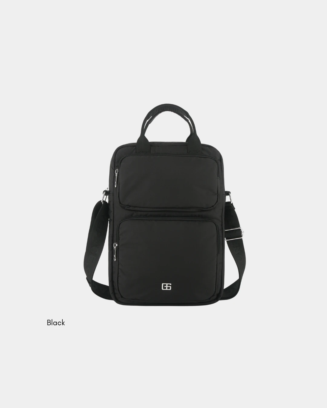 Logan Puffer Laptop Bag (Black)