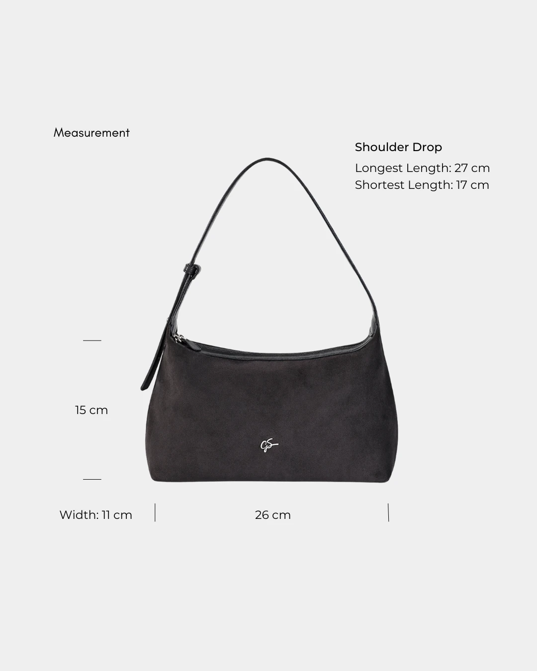 Capri Suede Shoulder Carry (Denim) - Image 2
