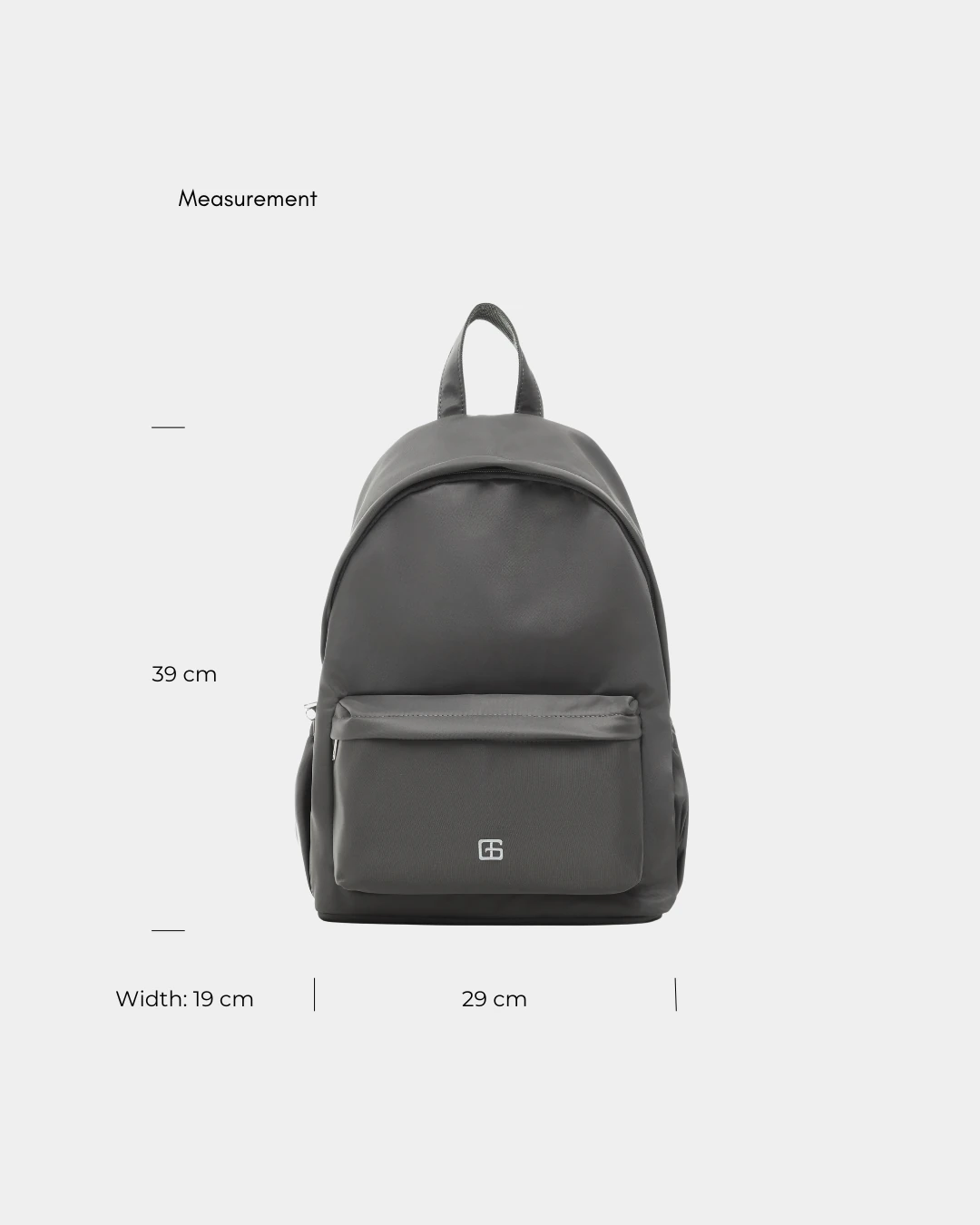 Kaylie Nylon Backpack (Pink) - Image 3