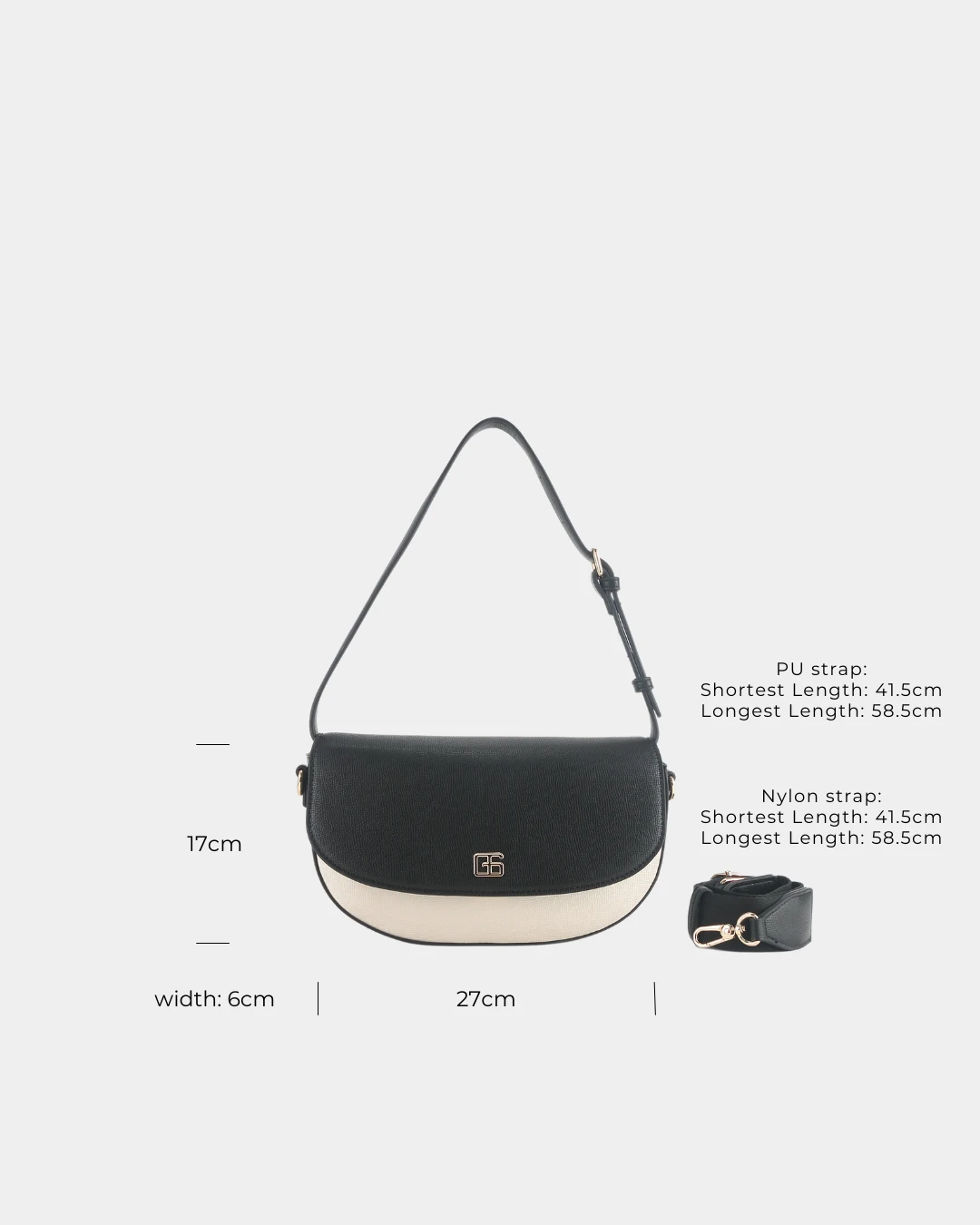Alza Shoulder Sling Bag (Latte) - Image 5