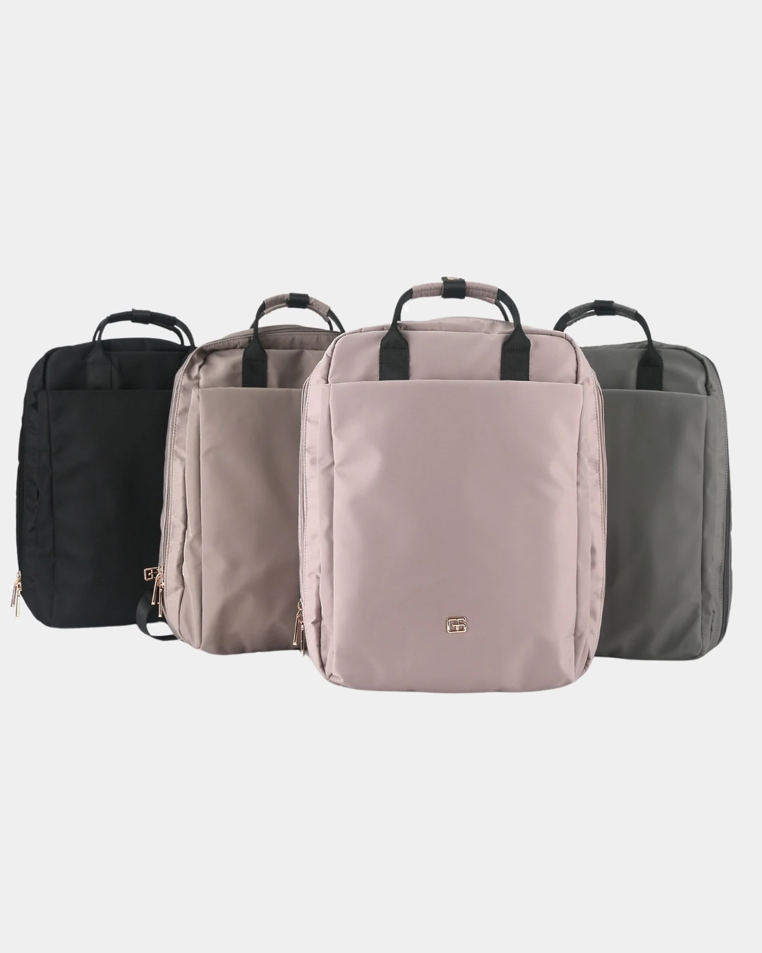 Emery Nylon Backpack (Brown) - Image 13