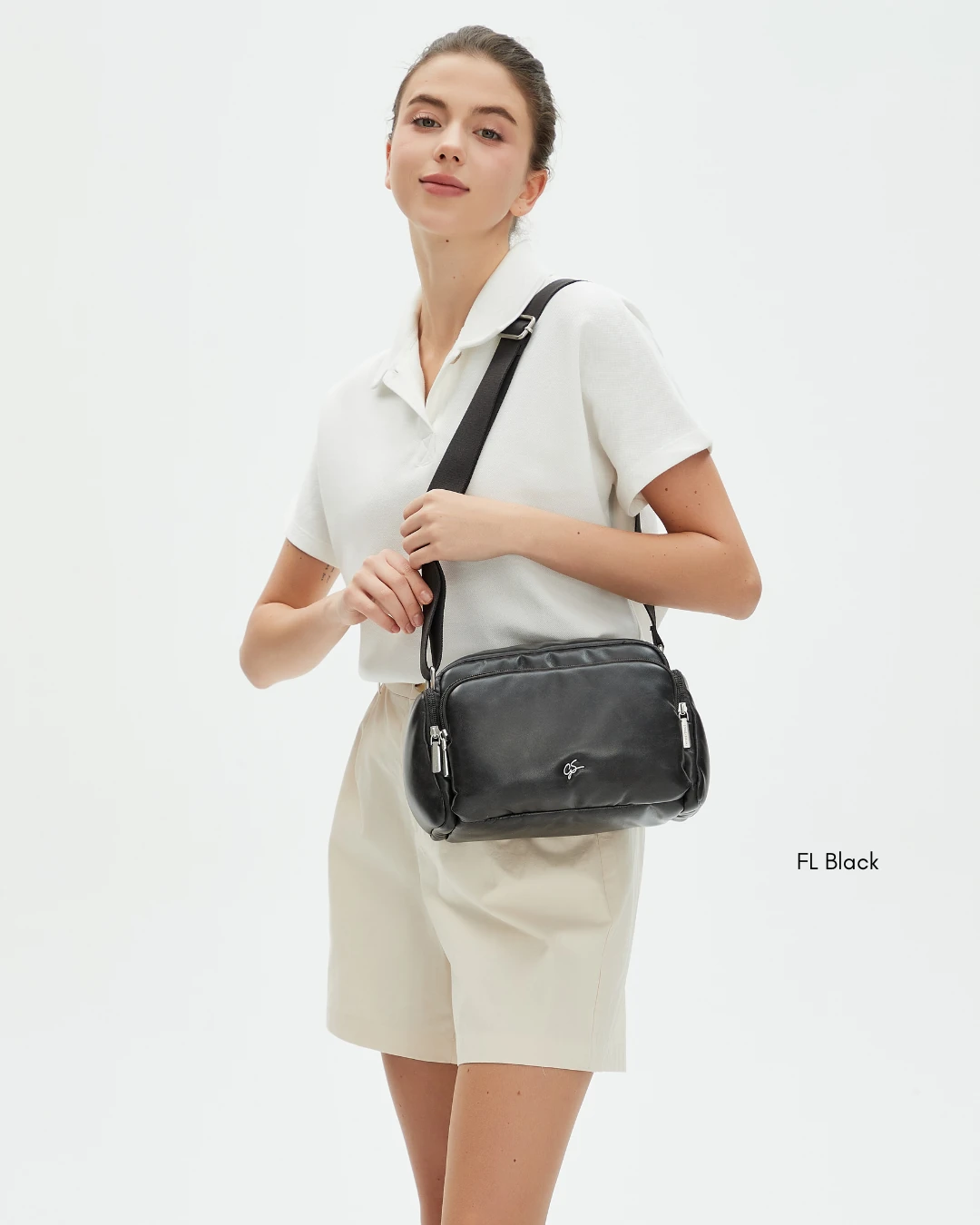 Elda Faux Leather Sling Bag - Image 6