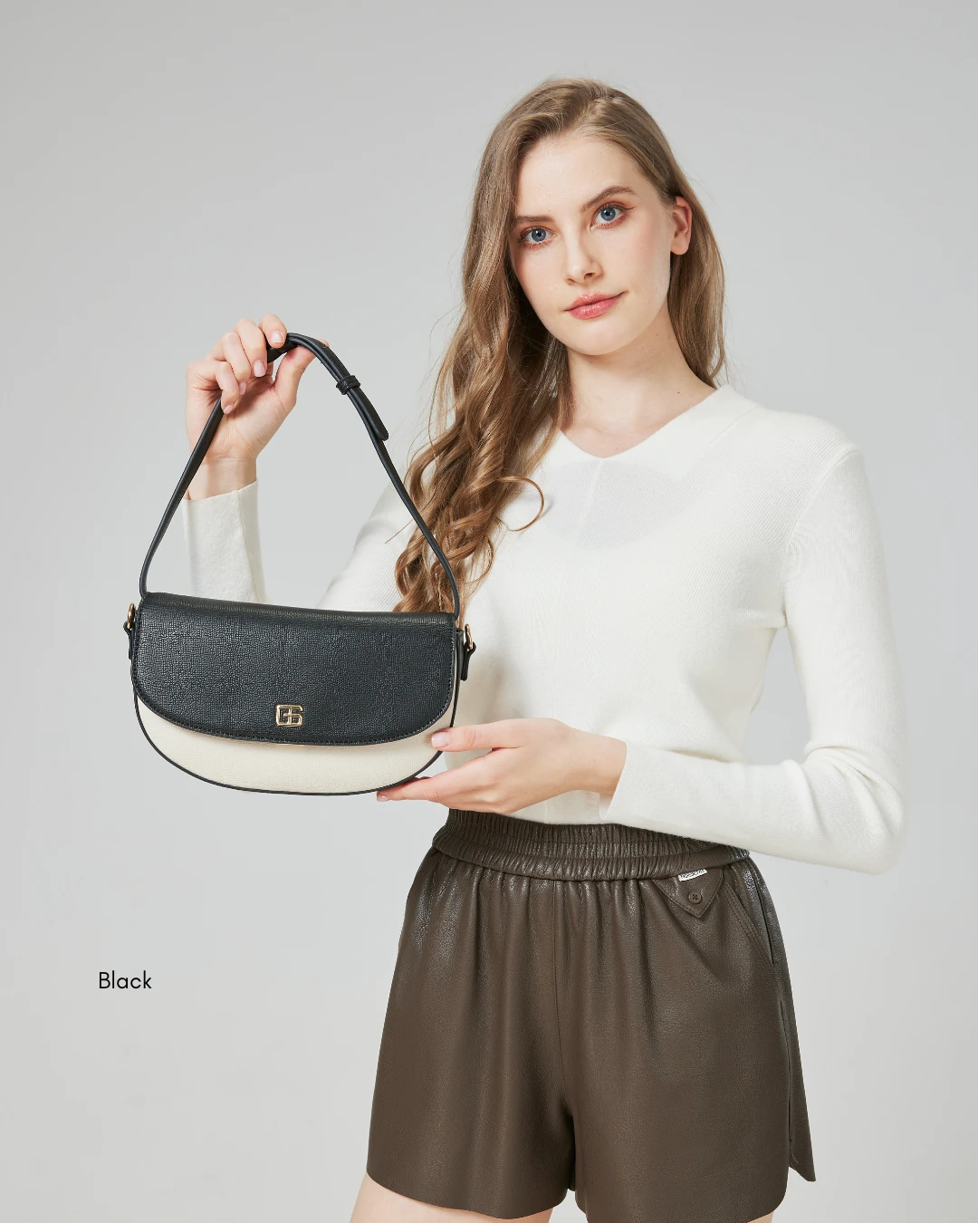 Alza Shoulder Sling Bag (Latte) - Image 13
