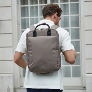 Emery Nylon Backpack (Brown)