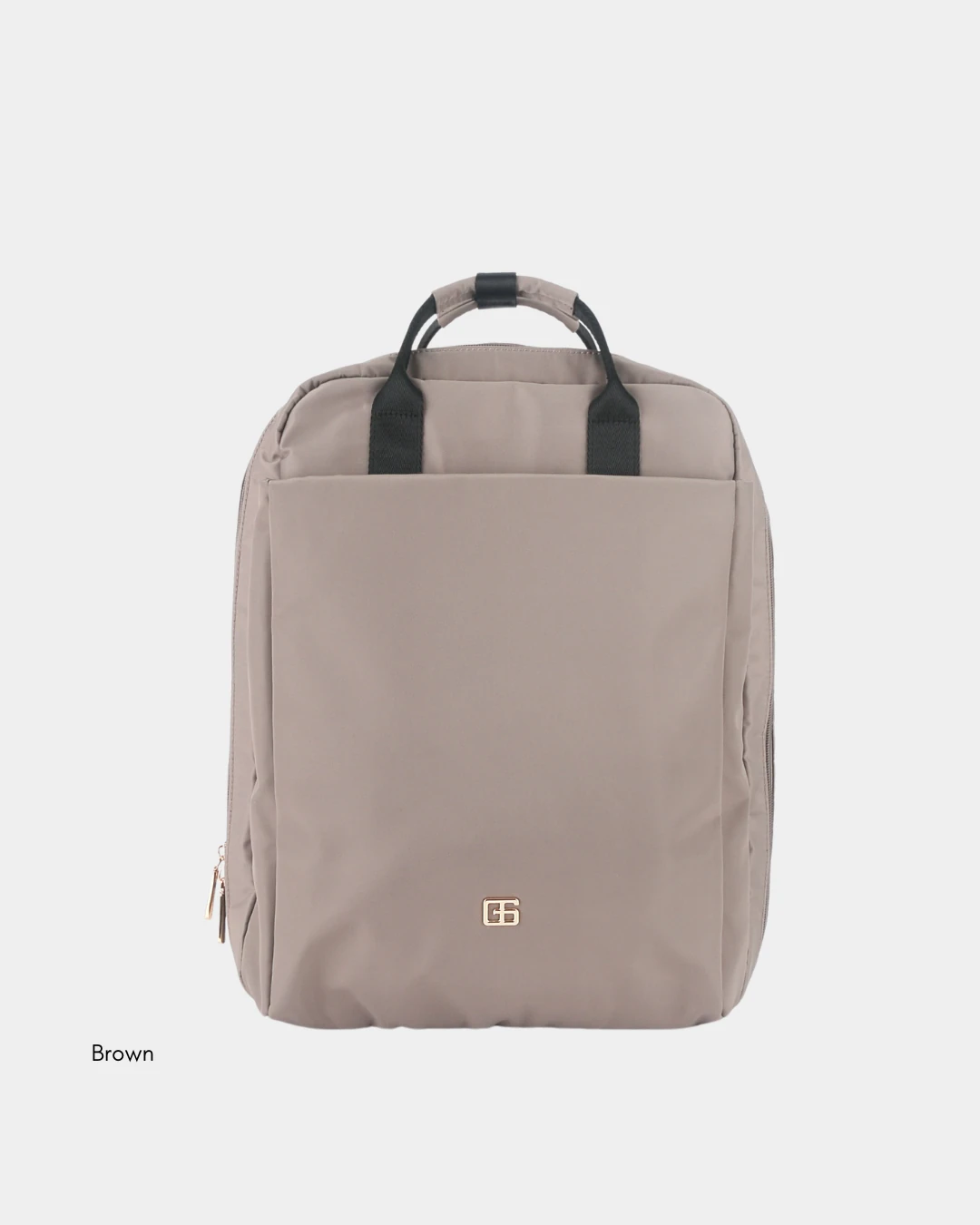 Emery Nylon Backpack (Brown) - Image 2