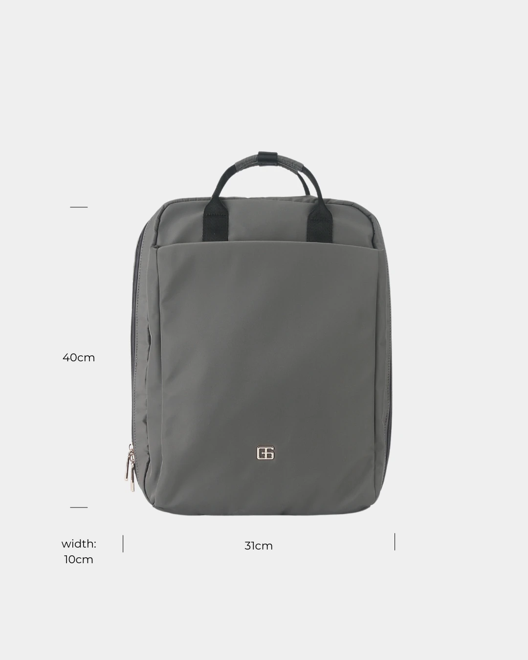 Emery Nylon Backpack (Brown) - Image 7