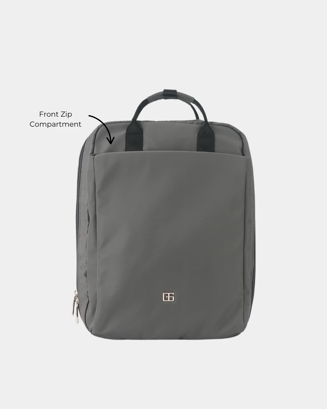 Emery Nylon Backpack (Brown) - Image 5