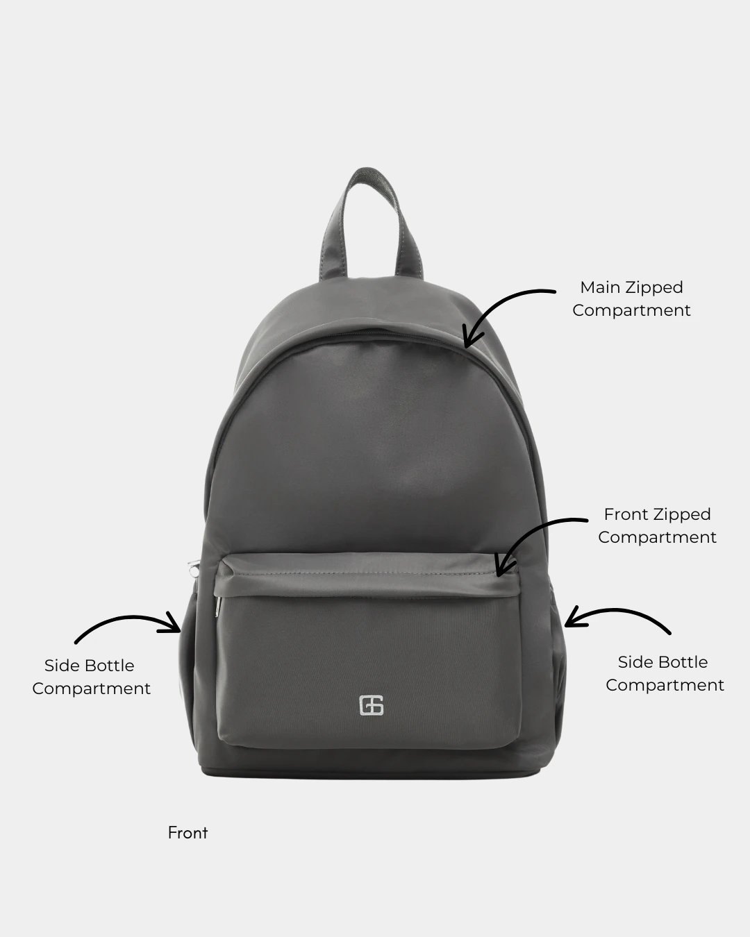 Kaylie Nylon Backpack (Pink) - Image 6