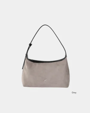 Capri Suede Shoulder Carry (Grey)
