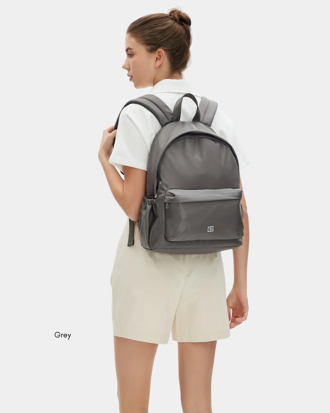 Kaylie Nylon Backpack (Pink) - Image 8