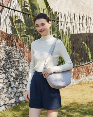 Talissa Puffer Sling Bag (Violet)