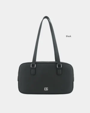 Martine 32 Baguette Shoulder Bag (Black)