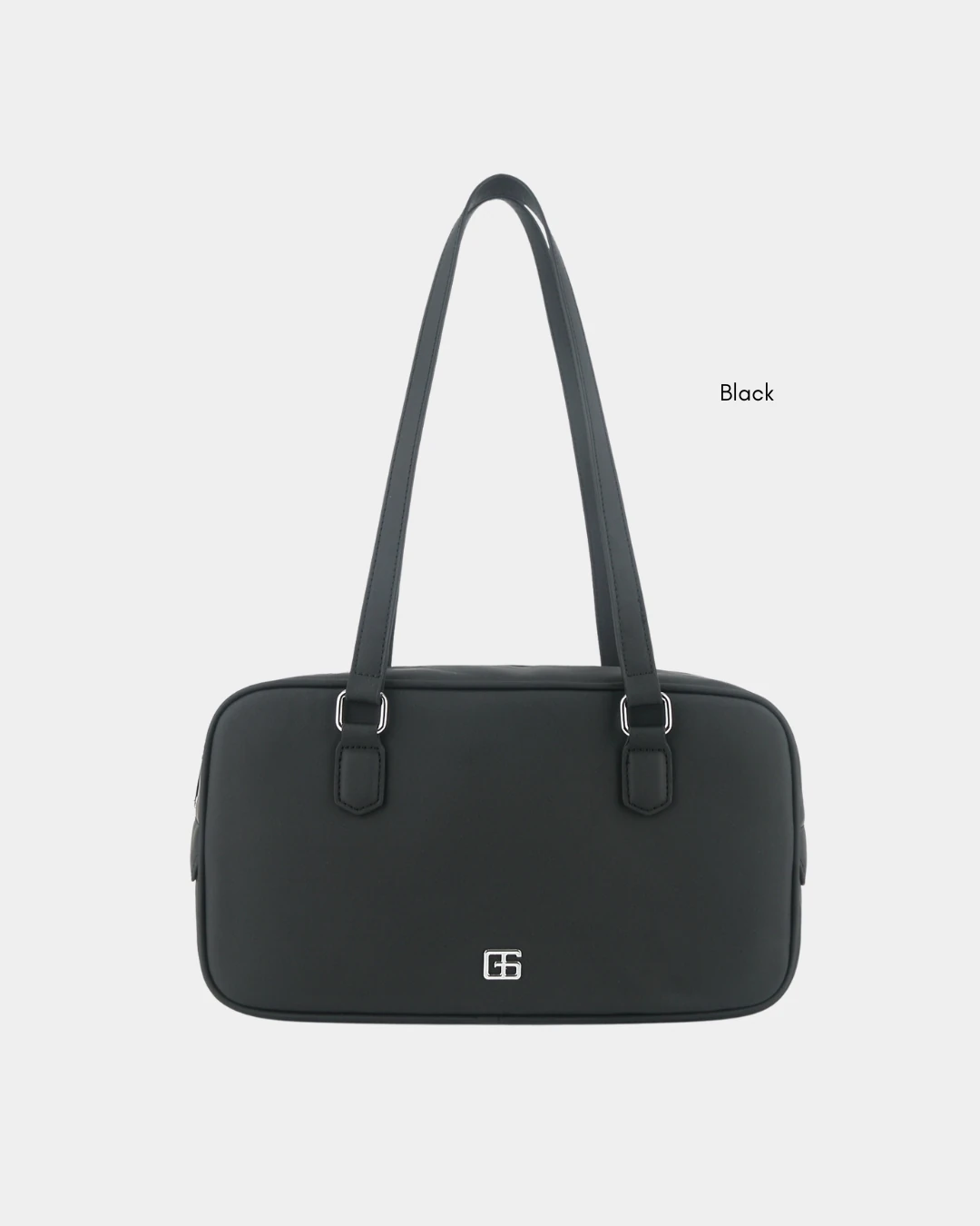 Martine 32 Baguette Shoulder Bag (Cadet Grey) - Image 6