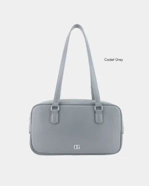 Martine 32 Baguette Shoulder Bag (Cadet Grey)