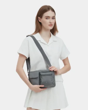 Zeon Nylon Sling Bag (Dark Grey)