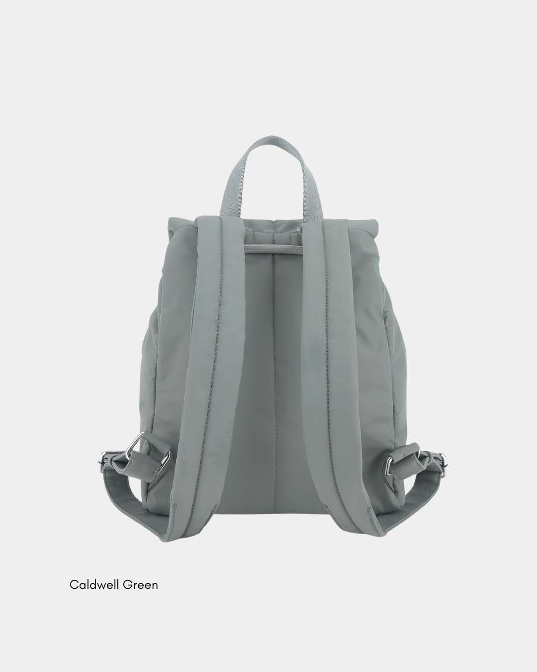 Ollie Puffer New Nylon Backpack (Caldwell Green) - Image 3