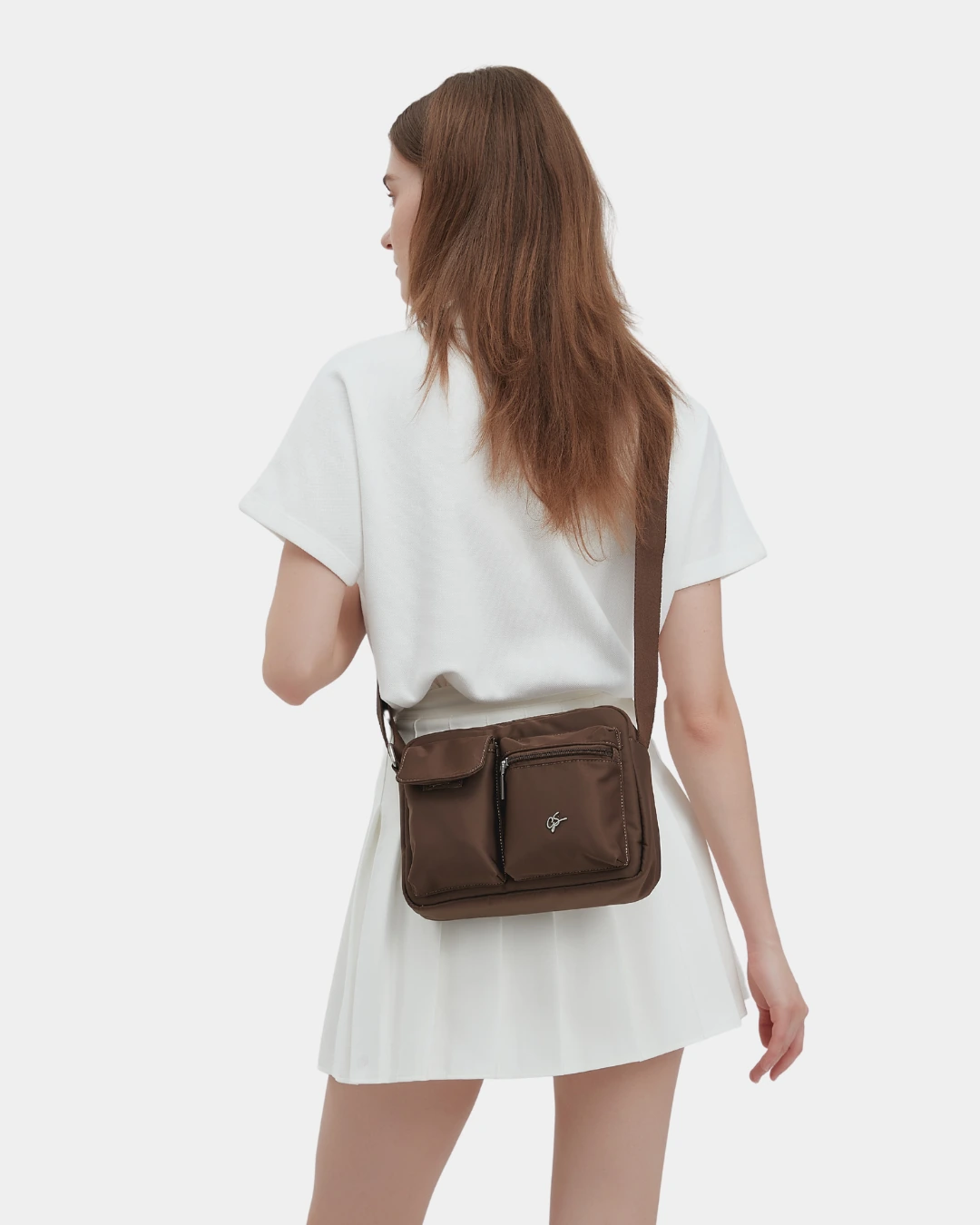 Zeon Nylon Sling Bag (Cocoa)