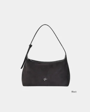 Capri Suede Shoulder Carry (Black)