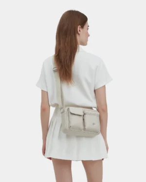 Zeon Nylon Sling Bag (Pebble)