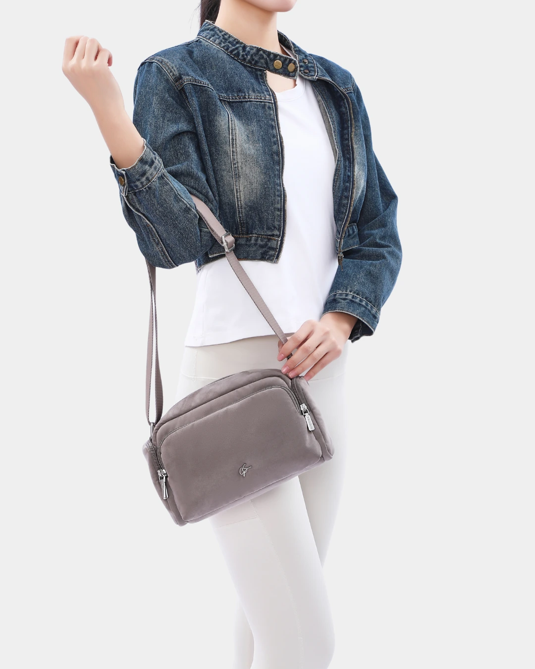 Elda Suede Sling Carry (Grey) - Image 4