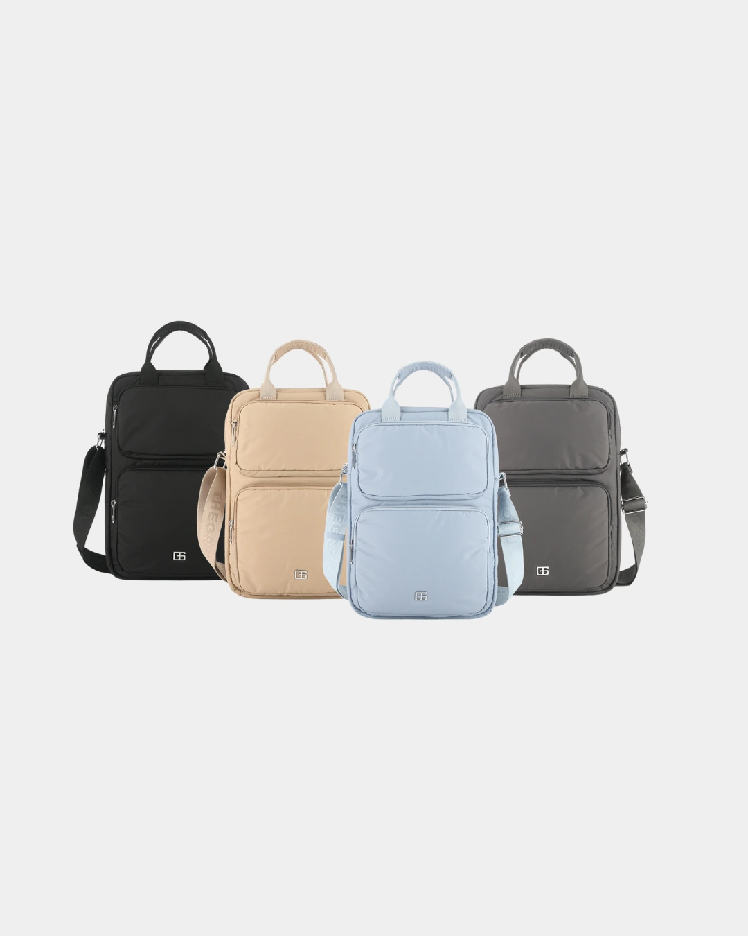 Logan Puffer Laptop Bag (Ash Blue) - Image 12