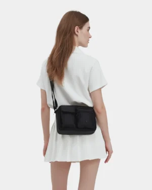 Zeon Nylon Sling Bag (Black)