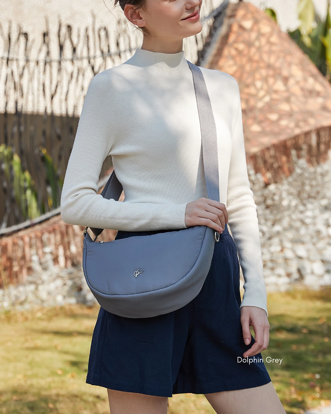 Talissa Puffer Sling Bag (Black) - Image 4