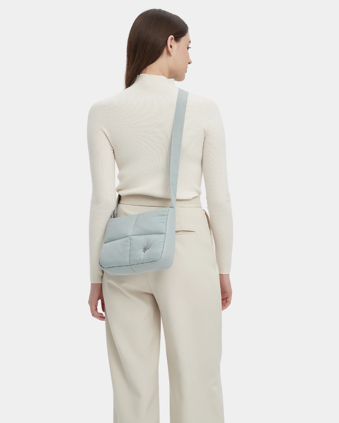 Waffle Medium Puffer Sling Bag (Palladian) - Image 3