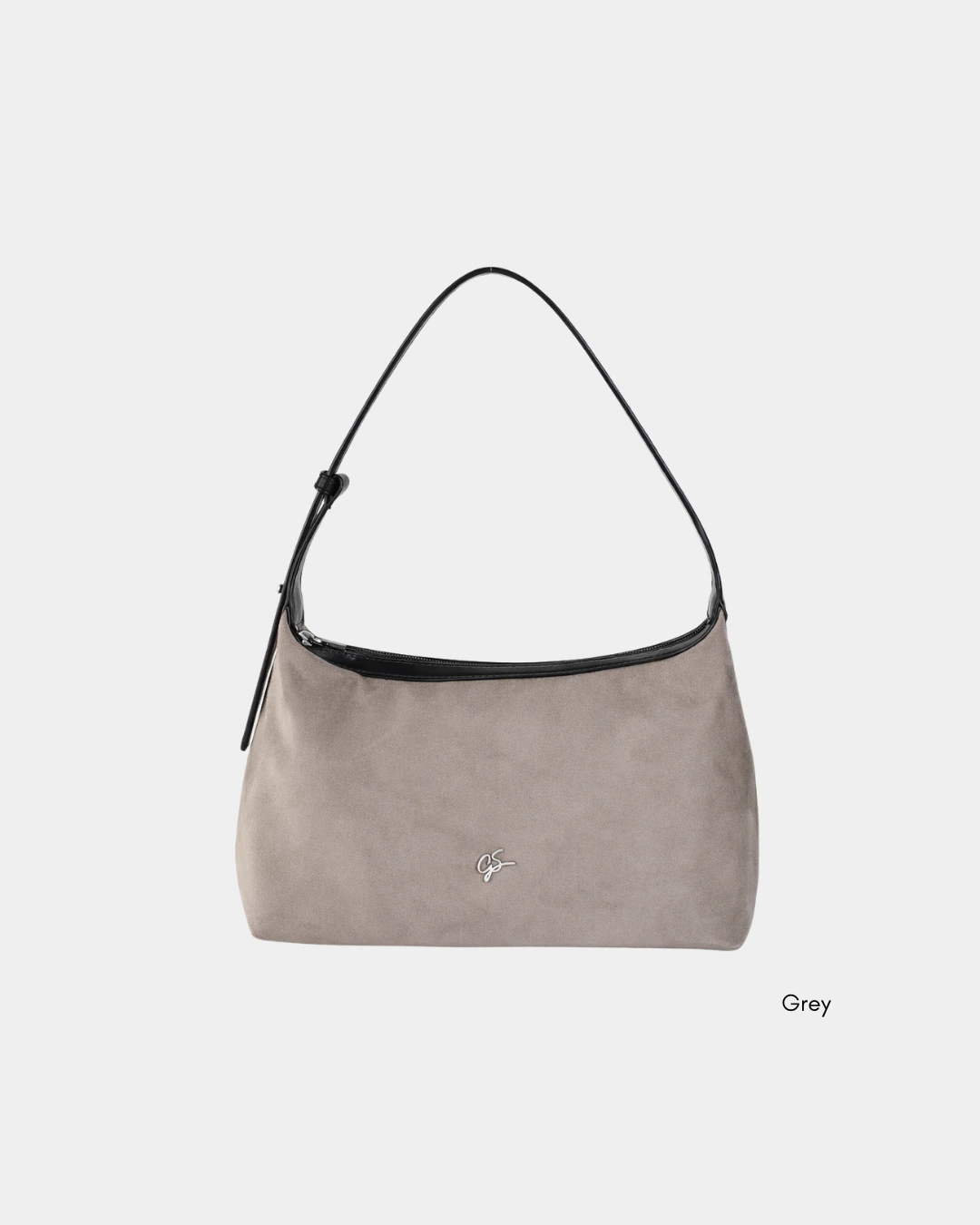 Capri Suede Shoulder Carry (Black) - Image 6