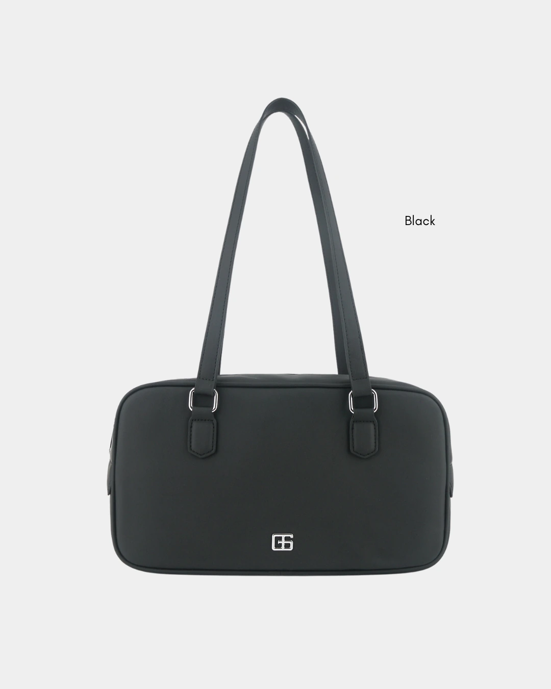 Martine 32 Baguette Shoulder Bag (Cadet Grey) - Image 6