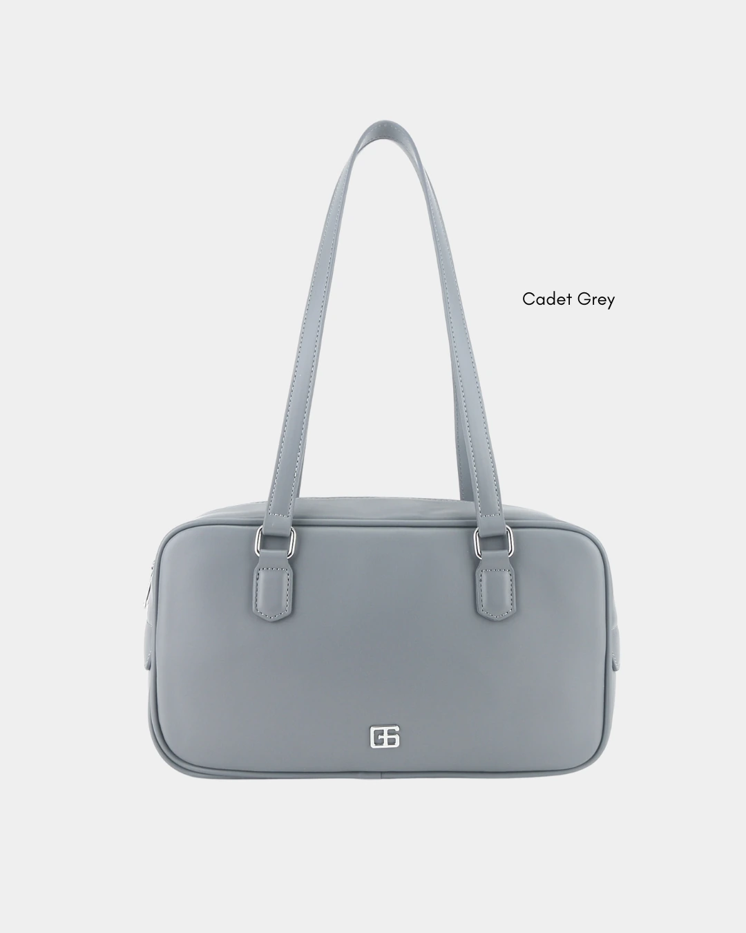 Martine 32 Baguette Shoulder Bag (Cadet Grey)