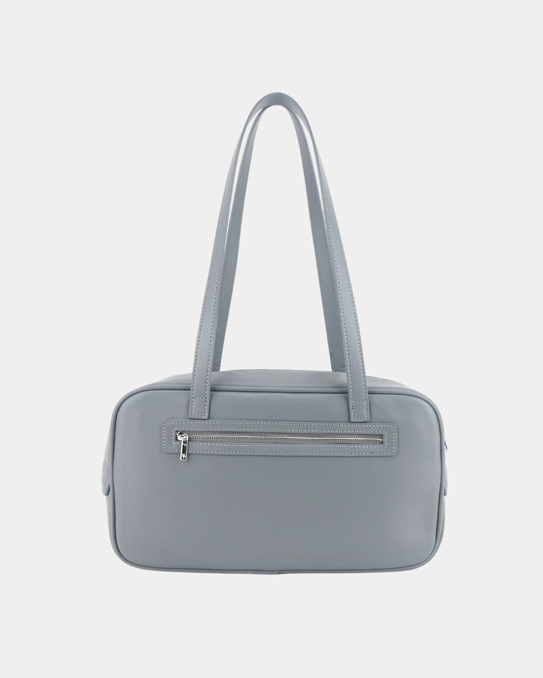 Martine 32 Baguette Shoulder Bag (Cadet Grey) - Image 2
