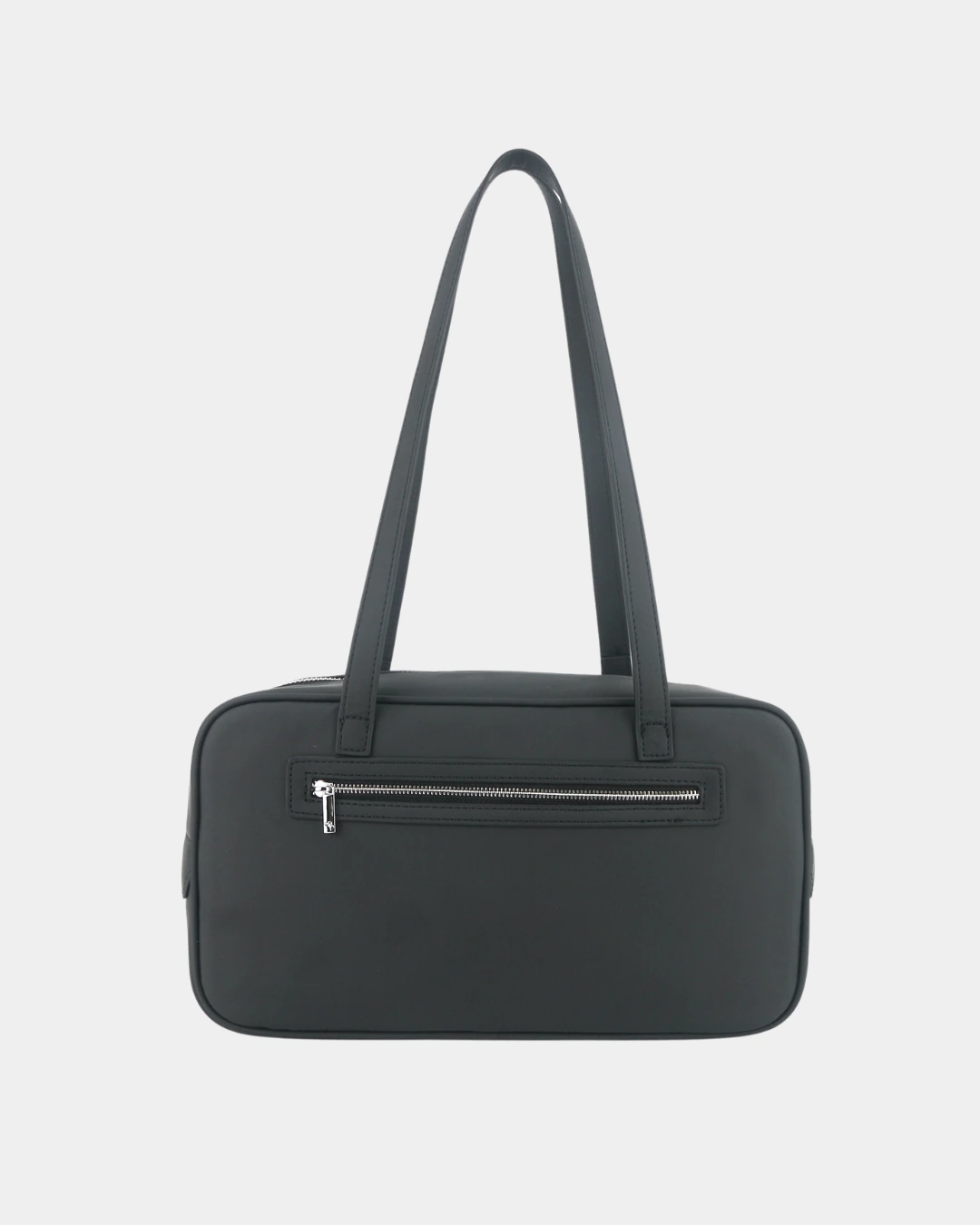 Martine 32 Baguette Shoulder Bag (Cadet Grey) - Image 7